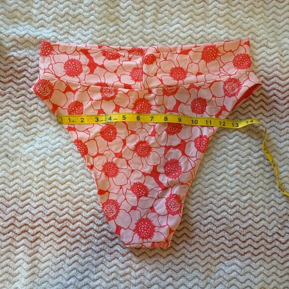 Aerie Pink Floral Bikini Bathing Suit Tops and Bottom - Size XL - XXL - Picture 11 of 12
